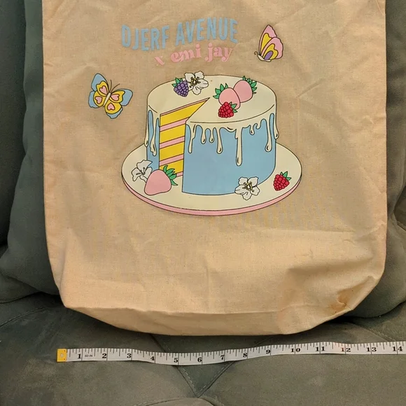 🦋NWOT DJERF AVENUE Tote - Picture 5 of 9